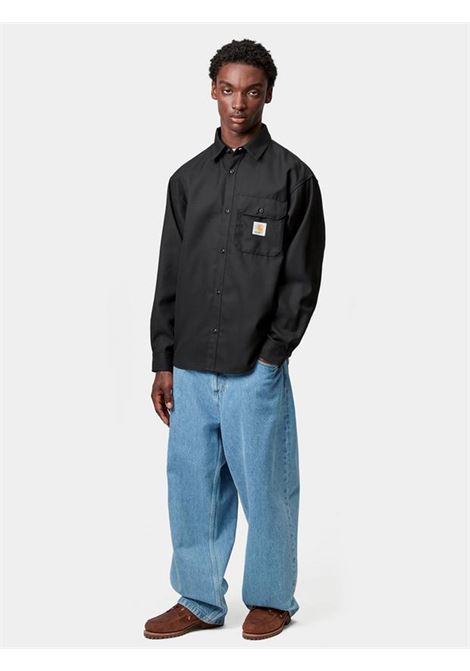 l/s ray shirt man black CARHARTT WIP | I03562689.01